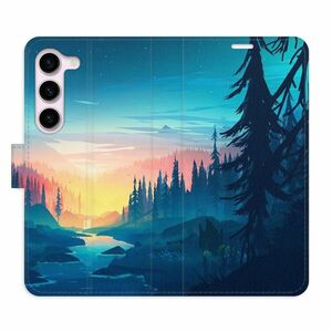 Flipové pouzdro iSaprio - Magical Landscape - Samsung Galaxy S23 5G obraz