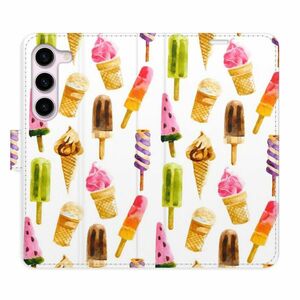 Flipové pouzdro iSaprio - Ice Cream Pattern - Samsung Galaxy S23 5G obraz