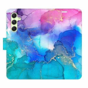 Flipové pouzdro iSaprio - BluePink Paint - Samsung Galaxy A54 5G obraz