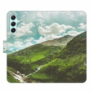 Flipové pouzdro iSaprio - Mountain Valley - Samsung Galaxy A34 5G obraz