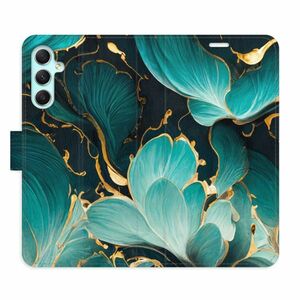 Flipové pouzdro iSaprio - Blue Flowers 02 - Samsung Galaxy A34 5G obraz