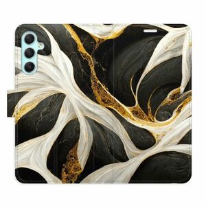 Flipové pouzdro iSaprio - BlackGold Marble - Samsung Galaxy A34 5G obraz