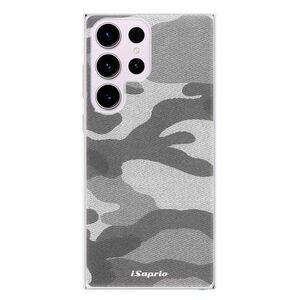 Odolné silikonové pouzdro iSaprio - Gray Camuflage 02 - Samsung Galaxy S23 Ultra obraz