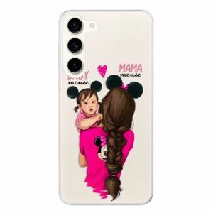 Odolné silikonové pouzdro iSaprio - Mama Mouse Brunette and Girl - Samsung Galaxy S23+ 5G obraz