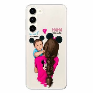Odolné silikonové pouzdro iSaprio - Mama Mouse Brunette and Boy - Samsung Galaxy S23+ 5G obraz