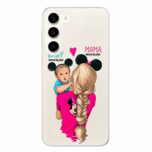 Odolné silikonové pouzdro iSaprio - Mama Mouse Blonde and Boy - Samsung Galaxy S23+ 5G obraz