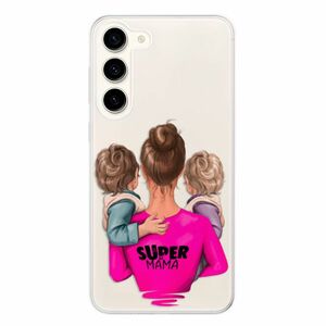 Odolné silikonové pouzdro iSaprio - Super Mama - Two Boys - Samsung Galaxy S23+ 5G obraz