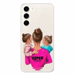 Odolné silikonové pouzdro iSaprio - Super Mama - Two Girls - Samsung Galaxy S23+ 5G obraz