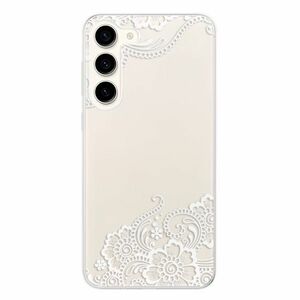 Odolné silikonové pouzdro iSaprio - White Lace 02 - Samsung Galaxy S23+ 5G obraz