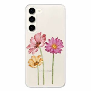 Odolné silikonové pouzdro iSaprio - Three Flowers - Samsung Galaxy S23+ 5G obraz