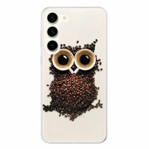 Odolné silikonové pouzdro iSaprio - Owl And Coffee - Samsung Galaxy S23+ 5G obraz