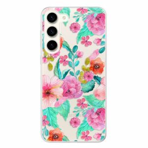 Odolné silikonové pouzdro iSaprio - Flower Pattern 01 - Samsung Galaxy S23+ 5G obraz
