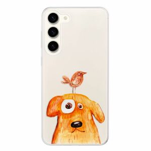 Odolné silikonové pouzdro iSaprio - Dog And Bird - Samsung Galaxy S23+ 5G obraz