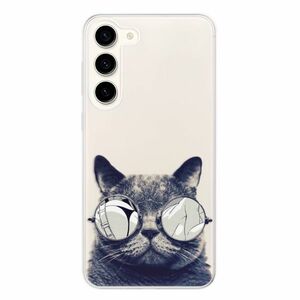 Odolné silikonové pouzdro iSaprio - Crazy Cat 01 - Samsung Galaxy S23+ 5G obraz