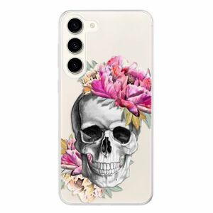 Odolné silikonové pouzdro iSaprio - Pretty Skull - Samsung Galaxy S23+ 5G obraz