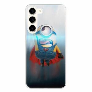 Odolné silikonové pouzdro iSaprio - Mimons Superman 02 - Samsung Galaxy S23+ 5G obraz