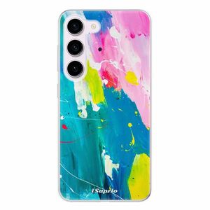 Odolné silikonové pouzdro iSaprio - Abstract Paint 04 - Samsung Galaxy S23 5G obraz
