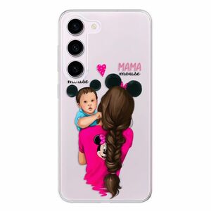Odolné silikonové pouzdro iSaprio - Mama Mouse Brunette and Boy - Samsung Galaxy S23 5G obraz