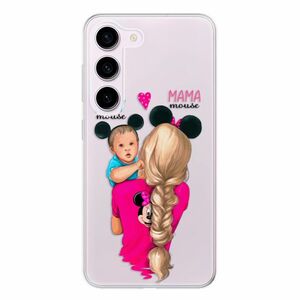 Odolné silikonové pouzdro iSaprio - Mama Mouse Blonde and Boy - Samsung Galaxy S23 5G obraz