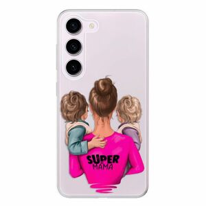 Odolné silikonové pouzdro iSaprio - Super Mama - Two Boys - Samsung Galaxy S23 5G obraz