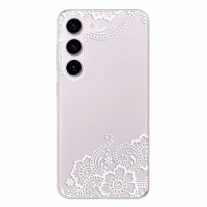 Odolné silikonové pouzdro iSaprio - White Lace 02 - Samsung Galaxy S23 5G obraz