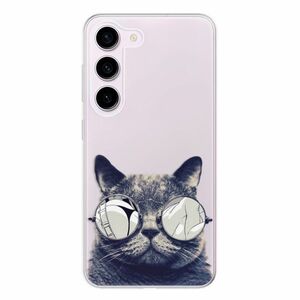Odolné silikonové pouzdro iSaprio - Crazy Cat 01 - Samsung Galaxy S23 5G obraz