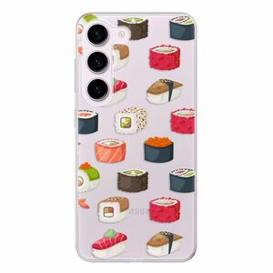 Odolné silikonové pouzdro iSaprio - Sushi Pattern - Samsung Galaxy S23 5G obraz