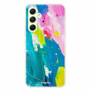 Odolné silikonové pouzdro iSaprio - Abstract Paint 04 - Samsung Galaxy A54 5G obraz