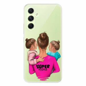 Odolné silikonové pouzdro iSaprio - Super Mama - Two Girls - Samsung Galaxy A54 5G obraz
