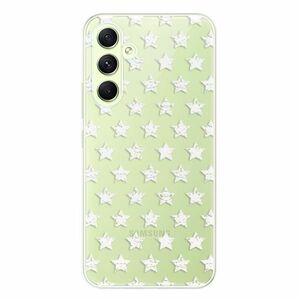 Odolné silikonové pouzdro iSaprio - Stars Pattern - white - Samsung Galaxy A54 5G obraz