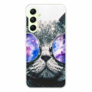 Odolné silikonové pouzdro iSaprio - Galaxy Cat - Samsung Galaxy A54 5G obraz