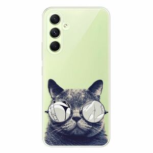 Odolné silikonové pouzdro iSaprio - Crazy Cat 01 - Samsung Galaxy A54 5G obraz