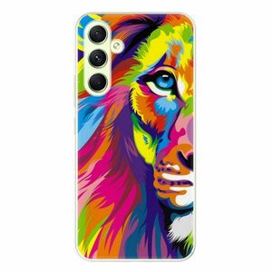 Odolné silikonové pouzdro iSaprio - Rainbow Lion - Samsung Galaxy A54 5G obraz