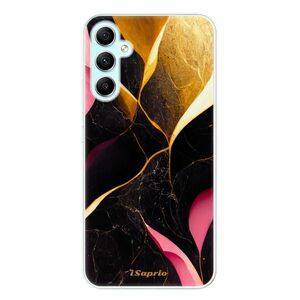Odolné silikonové pouzdro iSaprio - Gold Pink Marble - Samsung Galaxy A34 5G obraz