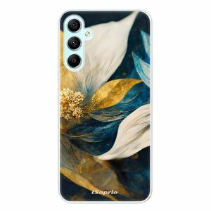 Odolné silikonové pouzdro iSaprio - Gold Petals - Samsung Galaxy A34 5G obraz