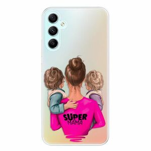 Odolné silikonové pouzdro iSaprio - Super Mama - Two Boys - Samsung Galaxy A34 5G obraz