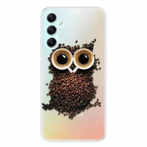 Odolné silikonové pouzdro iSaprio - Owl And Coffee - Samsung Galaxy A34 5G obraz