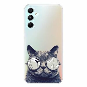 Odolné silikonové pouzdro iSaprio - Crazy Cat 01 - Samsung Galaxy A34 5G obraz
