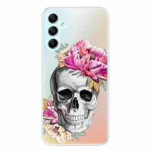 Odolné silikonové pouzdro iSaprio - Pretty Skull - Samsung Galaxy A34 5G obraz