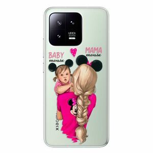 Odolné silikonové pouzdro iSaprio - Mama Mouse Blond and Girl - Xiaomi 13 obraz