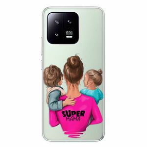Odolné silikonové pouzdro iSaprio - Super Mama - Boy and Girl - Xiaomi 13 obraz