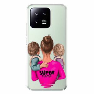 Odolné silikonové pouzdro iSaprio - Super Mama - Two Boys - Xiaomi 13 obraz