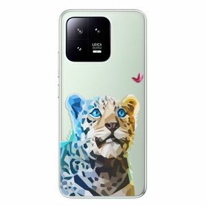 Odolné silikonové pouzdro iSaprio - Leopard With Butterfly - Xiaomi 13 obraz