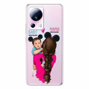 Odolné silikonové pouzdro iSaprio - Mama Mouse Brunette and Boy - Xiaomi 13 Lite obraz