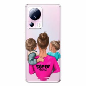 Odolné silikonové pouzdro iSaprio - Super Mama - Boy and Girl - Xiaomi 13 Lite obraz