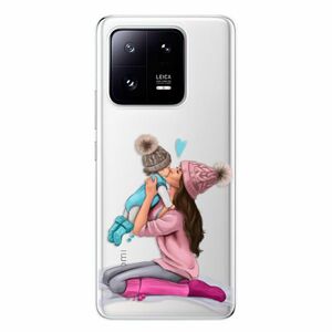 Odolné silikonové pouzdro iSaprio - Kissing Mom - Brunette and Boy - Xiaomi 13 Pro obraz