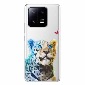 Odolné silikonové pouzdro iSaprio - Leopard With Butterfly - Xiaomi 13 Pro obraz