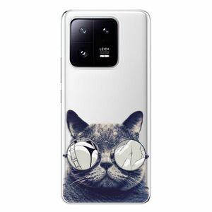Odolné silikonové pouzdro iSaprio - Crazy Cat 01 - Xiaomi 13 Pro obraz