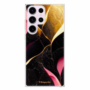 Odolné silikonové pouzdro iSaprio - Gold Pink Marble - Samsung Galaxy S23 Ultra obraz