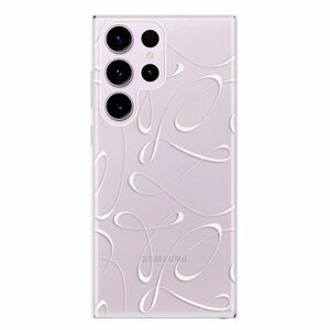 Odolné silikonové pouzdro iSaprio - Fancy - white - Samsung Galaxy S23 Ultra obraz